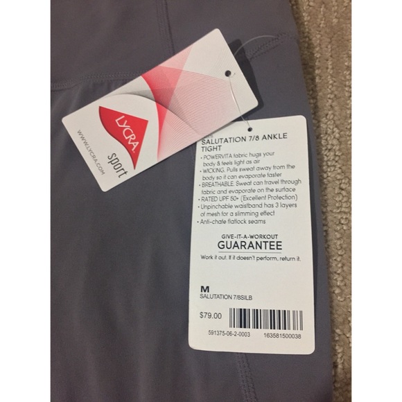 Athleta Mid Rise Salutation 7/8 Ankle Tight - Picture 3 of 4